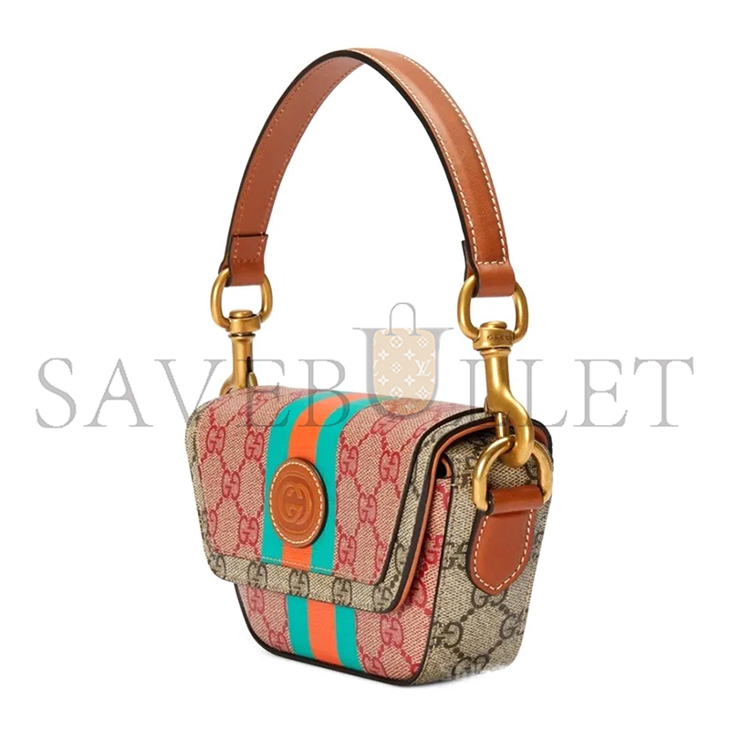 GUCCI GG MINI TOP HANDLE BAG 723762 (18*10*4.5cm)